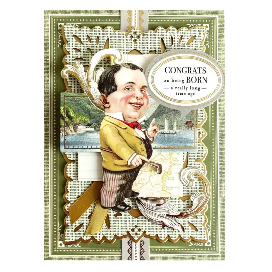 Beaux Regards Collage Card Toppers {3}