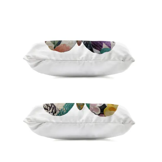 Stupell Industries Vivid Patchwork Butterflies 2 Piece Outdoor Printed Pillow Set design by Annabelle Hall, 14 x 7 x 20 {3}