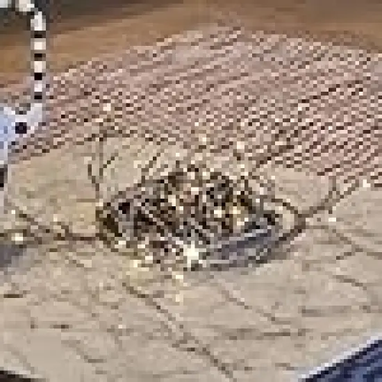 Lit Christmas Brown Twig Garland Winter Home Holiday Indoor Use {3}