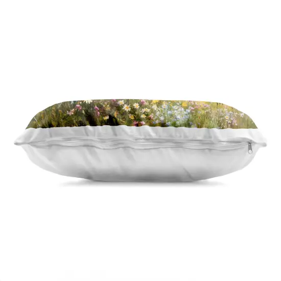 Stupell Industries Tall Hyacinth Wildflower Patch Indoor Pillow, 14 x 7 x 20 {3}