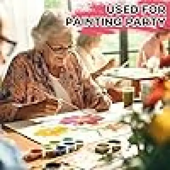 Primed Acid Free Mini Blank Canvas Panels for Oil {5}