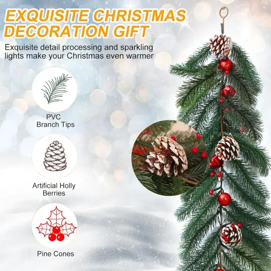 6 FT Christmas Garland {2}