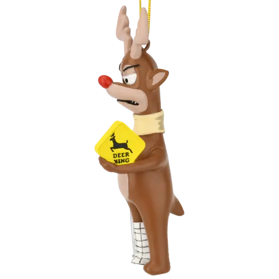 Tree Buddees Funny Deer Crossing Christmas Ornament Injured Reindeer Hilarious Holiday Decor {6}