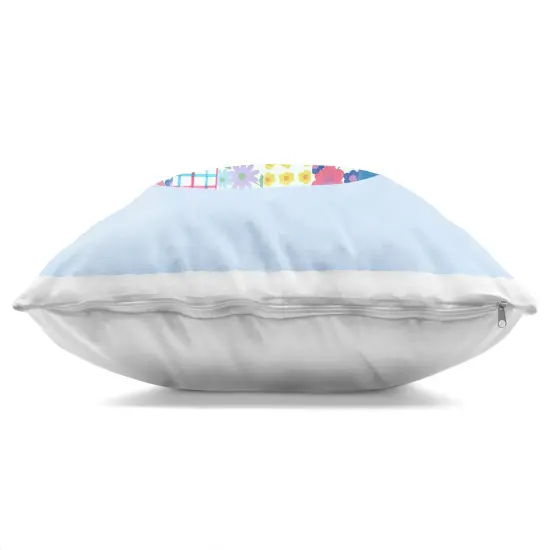 Stupell Industries Cozy Sleeping Cat on Pillows Indoor Pillow, 18 x 7 x 18 {3}