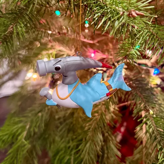Tree Buddees Hammerhead Shark Christmas Ornament Funny Play on Words {3}