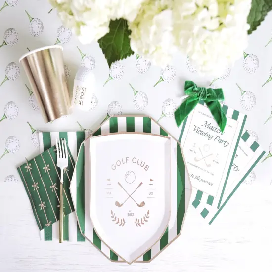 EMERALD GREEN SIGNATURE BOW SMALL NAPKINS {4}