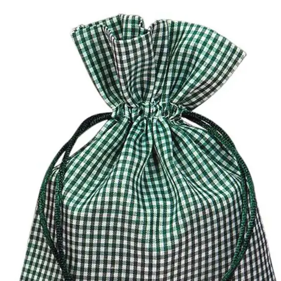 Gingham Green Totes 5'' x 7'' Versatile and Charming {6}