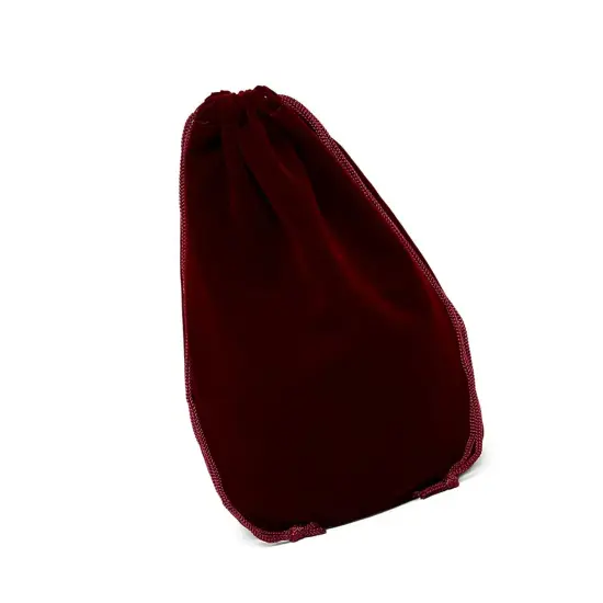 Flat Bottom Velour Gift Bag 8 1/4" x 5" x 8" for Elegant Packaging {5}