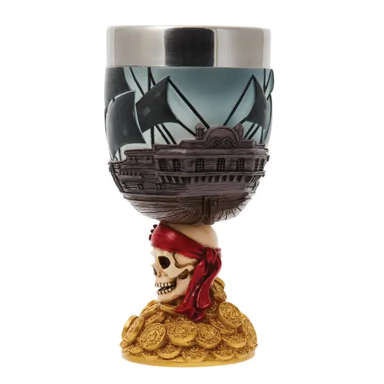 Disney Showcase Pirates of the Caribbean Goblet 7.1in H {3}