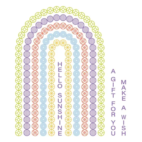 Spellbinders BetterPress Press Plate & Die Set-Arched messages Registration {3}