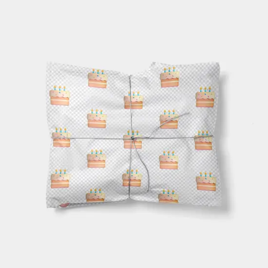 Birthday Cake Emoji Gift Wrap {1}