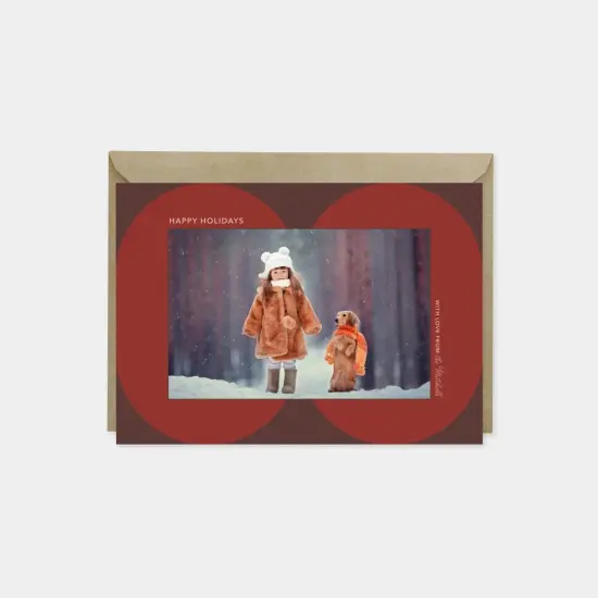 Big Geo Holiday Photo Card V {4}