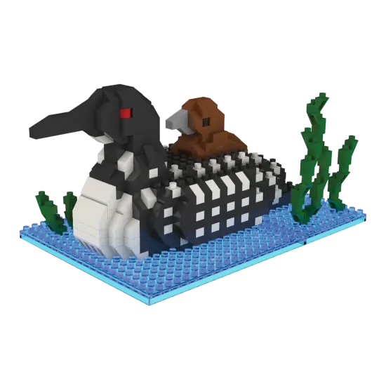 Mini Building Blocks - Loon {5}