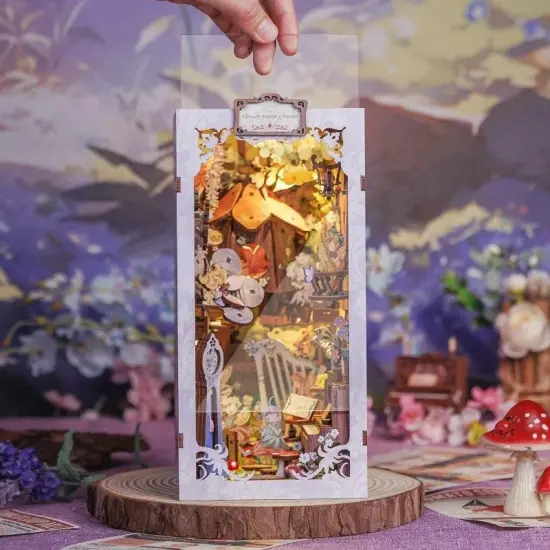 Book Nook Wizardi Miniature - Flower Forest Concert Roombox Kit {6}