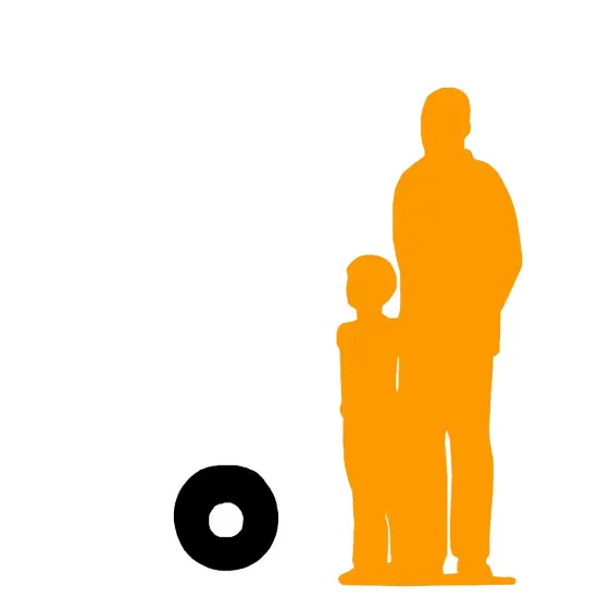 Medium Donut Set Over Sized Statue {2}