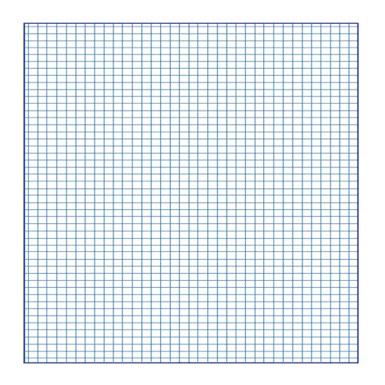 School Smart Graph Paper, 1/4 Inch Rule, 9 x 12 Inches, White, 500 Sheets {4}