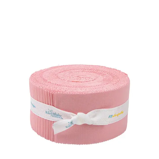 Confetti Cotton 2.5" Strip Roll (Jelly Roll / Rolie Polie) in Pretty in Pink byfor Riley Blake (RP-120-PRETTYPINK-40) {1}