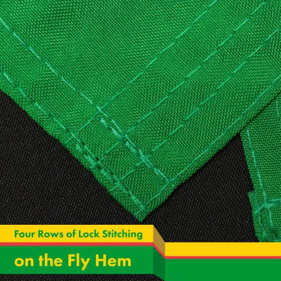 G128 Sao Tome and Principe Flag | 3x5 Ft | LiteWeave Pro Series Printed 150D Polyester | Country Flag, Indoor/Outdoor, Vibrant Colors, Brass Grommets {5}