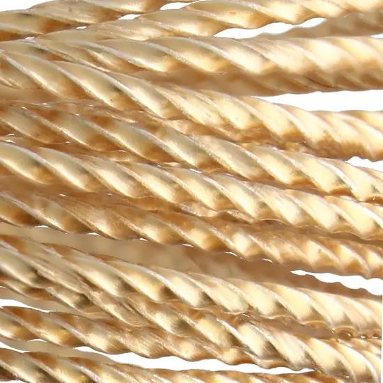 The Beadsmith Twisted Craft Wire - Wire Elements - Soft Temper - 18 Gauge, 8 Ft Coil - Gold Color - Beading Wire Used for Jewelry Making, Wire Wrapping, and Other DIY Arts & Crafts {2}