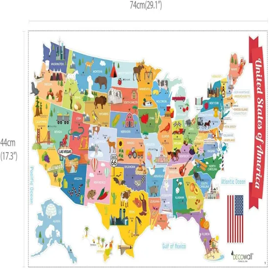 USA Kids Wall Stickers Wall Decals {3}