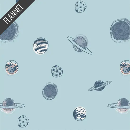 Planetarium Snug Flannel in Sky (f11811) | Art Gallery Flannel | AGF Studio | Art Gallery {1}