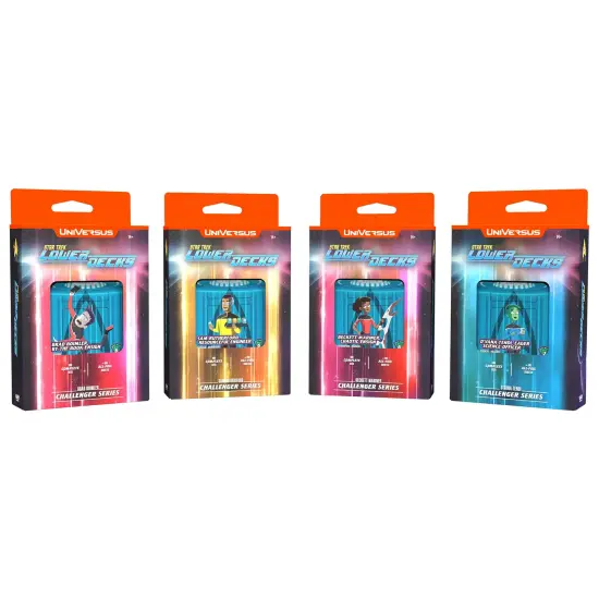 UniVersus: STAR TREK Lower Decks: Challenger Series - Mariner - 63 Cards, 2 Characters, Ready To Play Deck-Building Card Game, 6 Foil/Alt Art Cards {5}