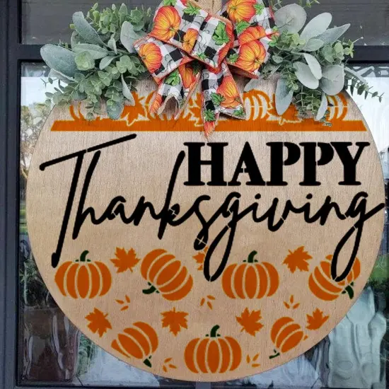 9 Pcs Fall Stencil for Painting on Wood, Reusable Thanksgiving Autumn {6}