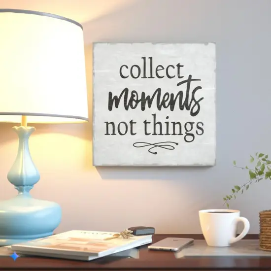 20 Piece Inspiration Word Stencil Set - Stencils for Painting on Wood, 6 Inch {2}