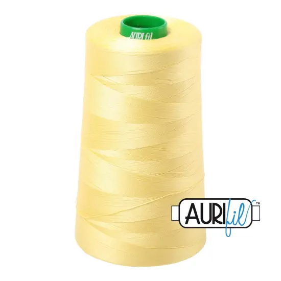 Lemon (2115) | 40wt Cone (4700M / 5140Y) | Aurifil Thread {1}