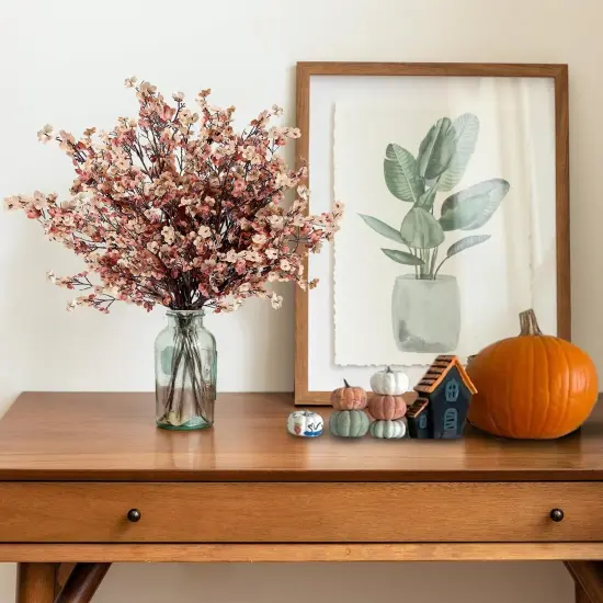 15 Pcs Babys Breath Artificial Flowers Gypsophila Bouquets {2}