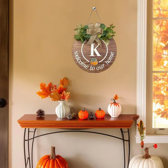 Hey There Pumpkin Welcome Hanging Sign {2}