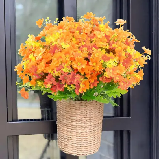 6PCS Artificial Fake Fall Flowers for Outside {5}