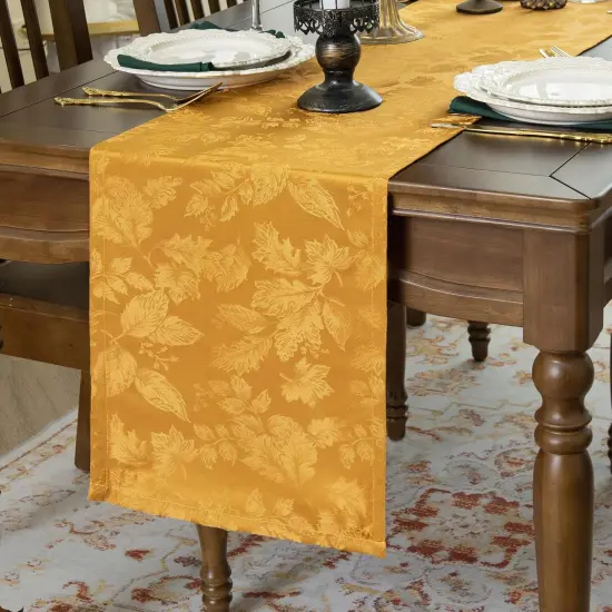 Fall Countryside Leaves Thanksgiving Table Runners,(14x72 Inch) {1}