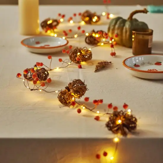 Fall Halloween Garland Lights {3}