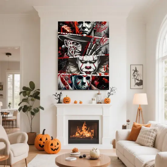 DIY Halloween Diamond Art Kits, 5D Horror Diamond Painting - 11.8x15.8in {3}