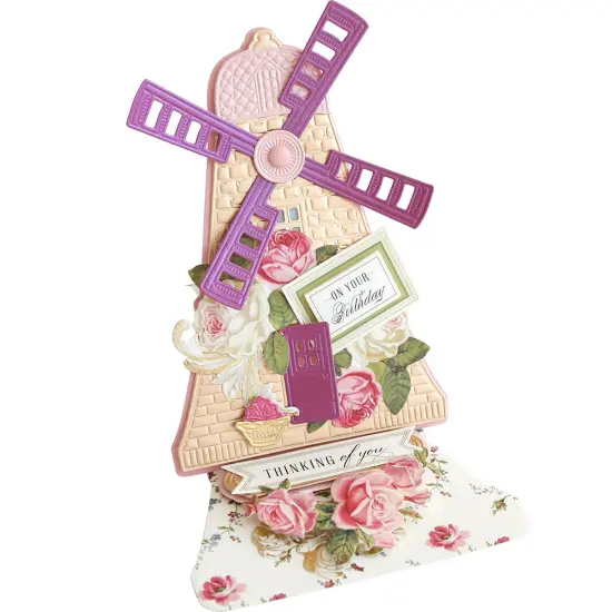 3D Windmill Easel Dies {4}