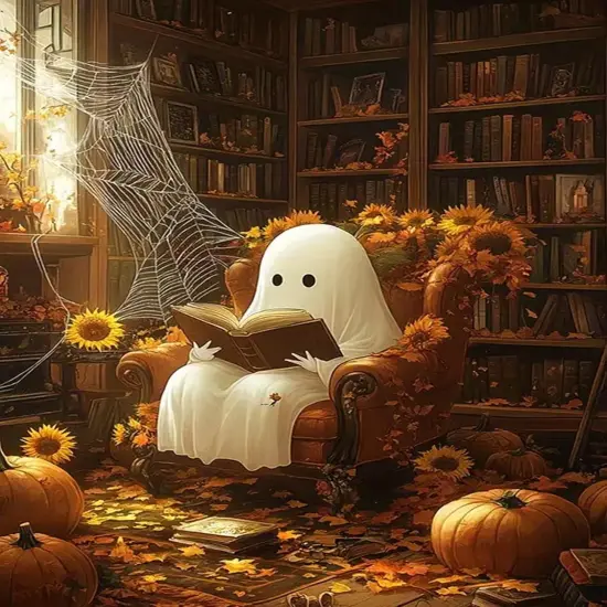 Halloween Diamond Painting Kits, 5D DIY Horror Full Round Diamonds Craft Kit-12" x 16" {1}