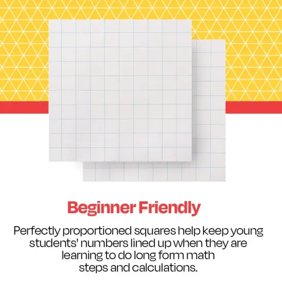 School Smart Graph Paper, 15 lbs, 10 x 10 Inches, White, 500 Sheets {5}