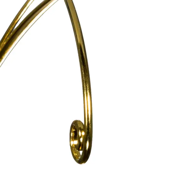 Kurt Adler 33-Inch Metal Gold Ceiling Suspended Tree {3}