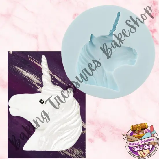 Unicorn Head Silicone mold {1}