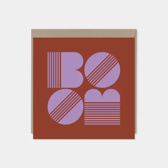 "BOOM" Boccaccio Square Card {1}