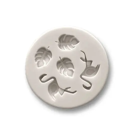 Leaf & Flamingo silicone mold {2}