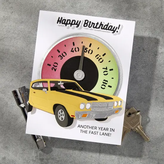 Spellbinders Etched Dies By Mindy Eggen-Muscle Car, Classic Road Legends {5}