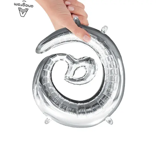 Anagram&reg; 16 Inch Symbol @ Silver Air Fill Only {2}