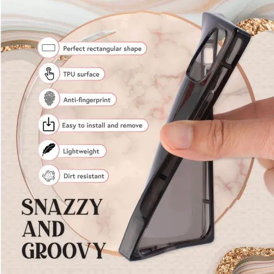 Insten Case for iPhone 12 Mini Case 5.4 Inch, Soft TPU Protective Cases with Reinforced Corners, Shock Absorption, Crystal Clear Black Slim Cover for Women Girls {4}