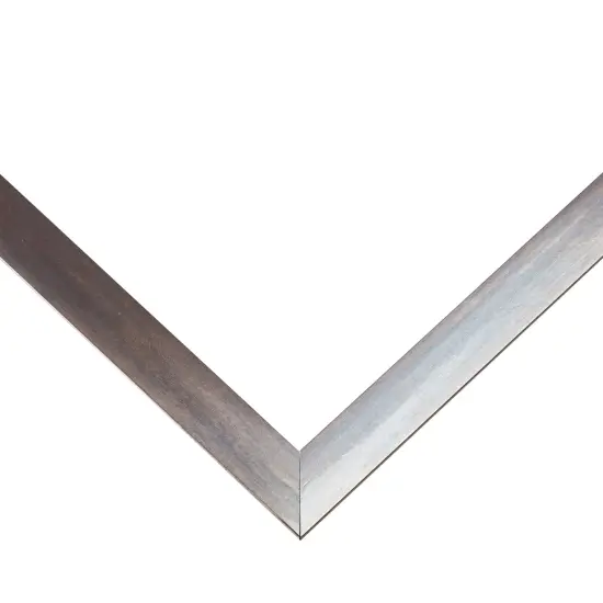 10x12Alloy 0.75Wood Moulding, Wall Display Frame for Art, Posters, or Photos by wallsthatspeak Gunmetal {2}