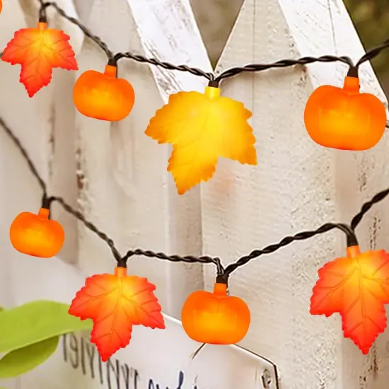 Fall String Lights - 8.5Ft LED {4}