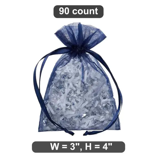 3&rdquo; x 4&rdquo; Organza Bags Elegant Packaging for Events {1}