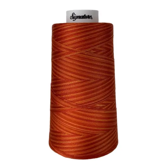 M74 Rusty Oranges Signature Cotton Variegated Thread {1}