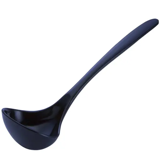 Hutzler 11-Inch Melamine Soup Ladle, BPA Free and Heat Resistant Serving Spoon Blue {1}